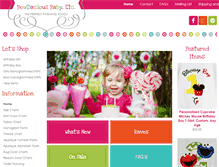 Tablet Screenshot of bowdaciousbabyetc.com